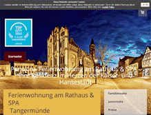 Tablet Screenshot of fewo-am-rathaus.de